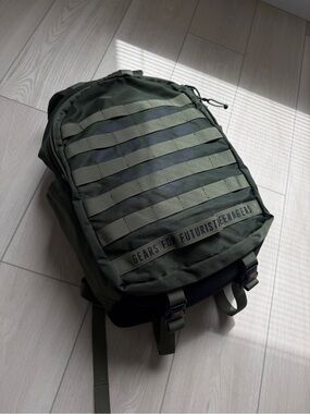 Human Made Olive Green Tactical MOLLE Backpack